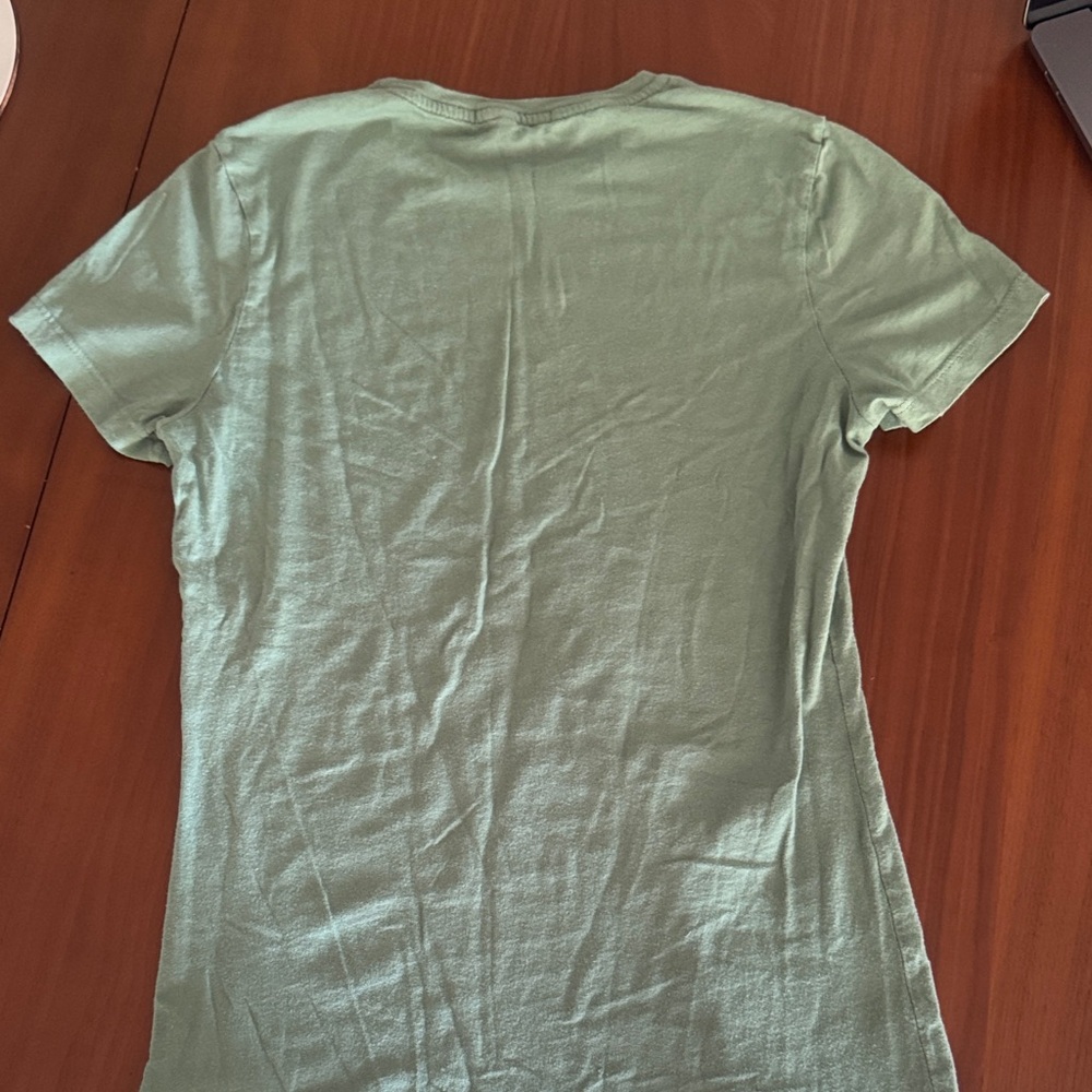 James Perse cotton women’s light green T-Shirt - Picture 6 of 7